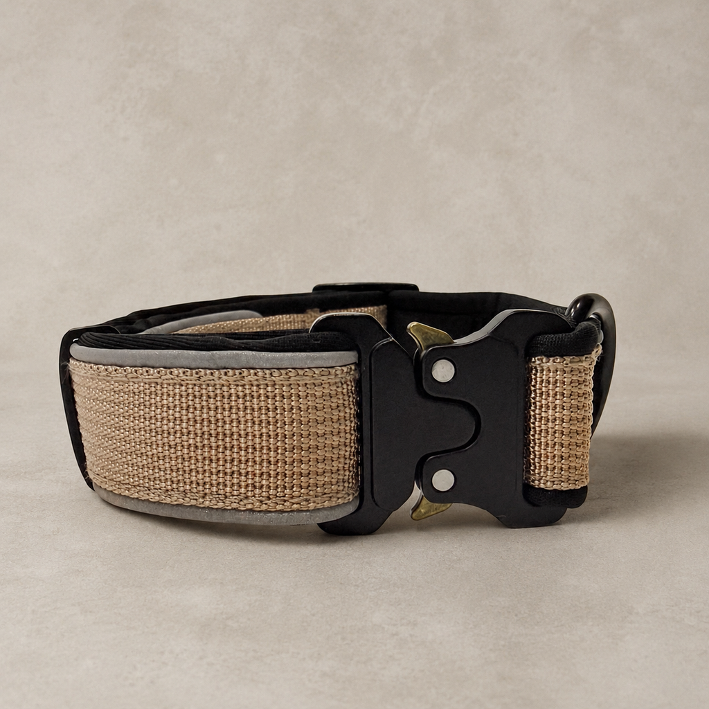 RoamBand Adjustable Dog Collar — Trail Sand