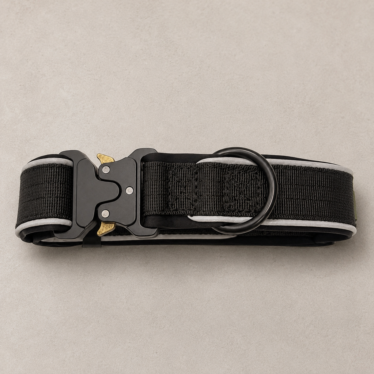 RoamBand Adjustable Dog Collar — Midnight Black