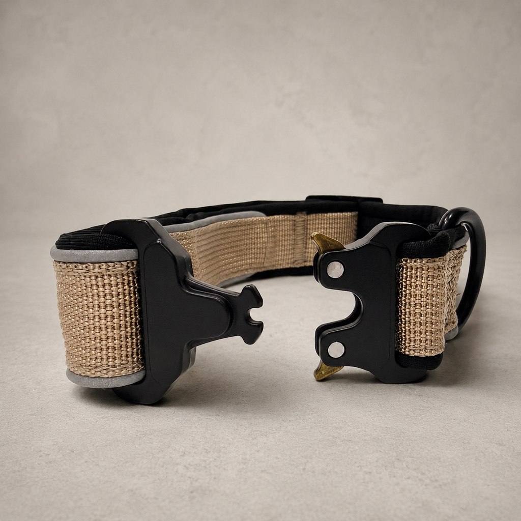 RoamBand Adjustable Dog Collar — Trail Sand