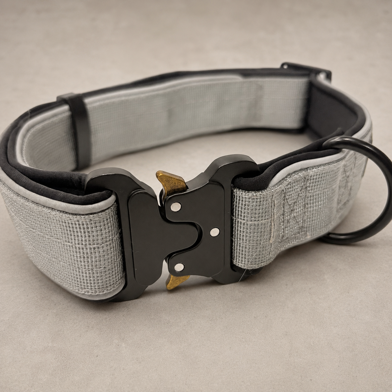 RoamBand Adjustable Dog Collar — Stone Grey