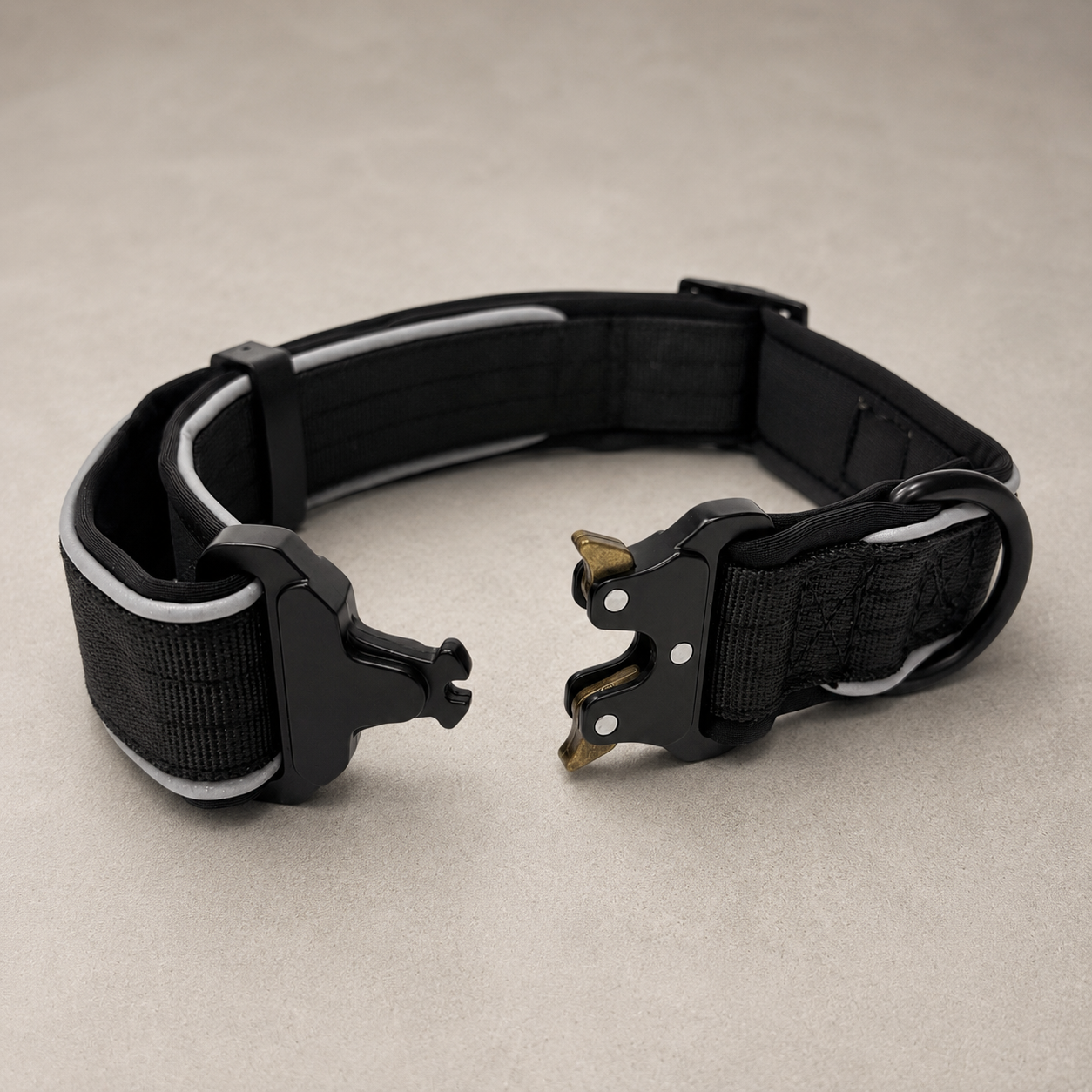RoamBand Adjustable Dog Collar — Midnight Black