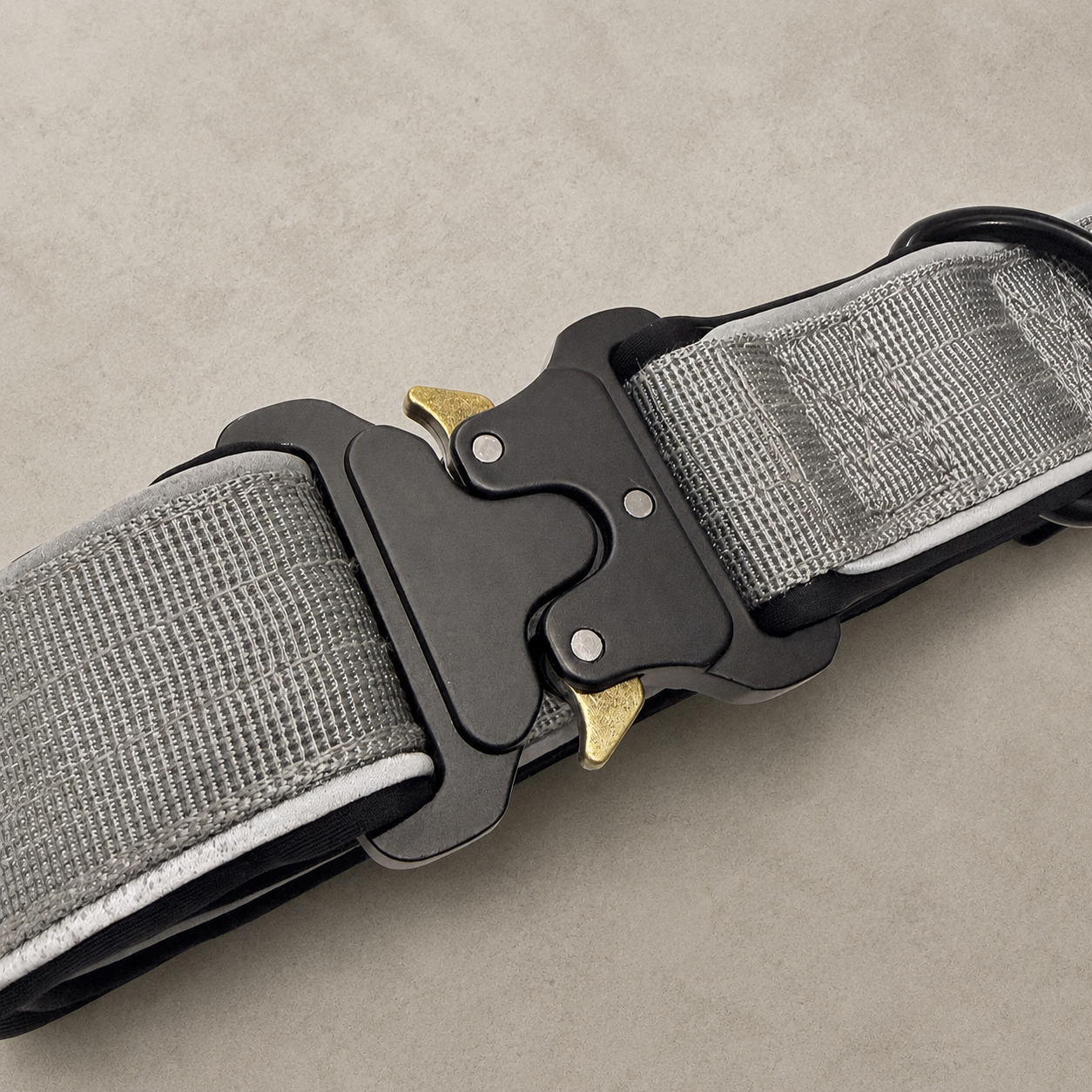 RoamBand Adjustable Dog Collar — Stone Grey