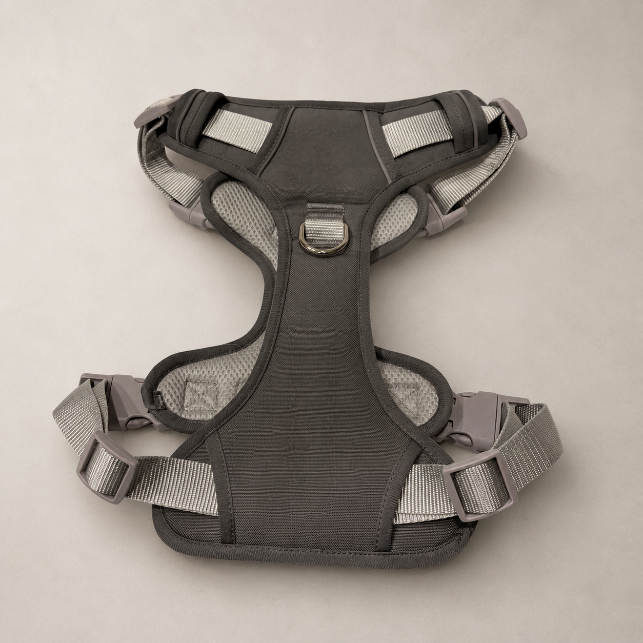 RoamFit Y-Shaped Dog Harness — Stone Grey