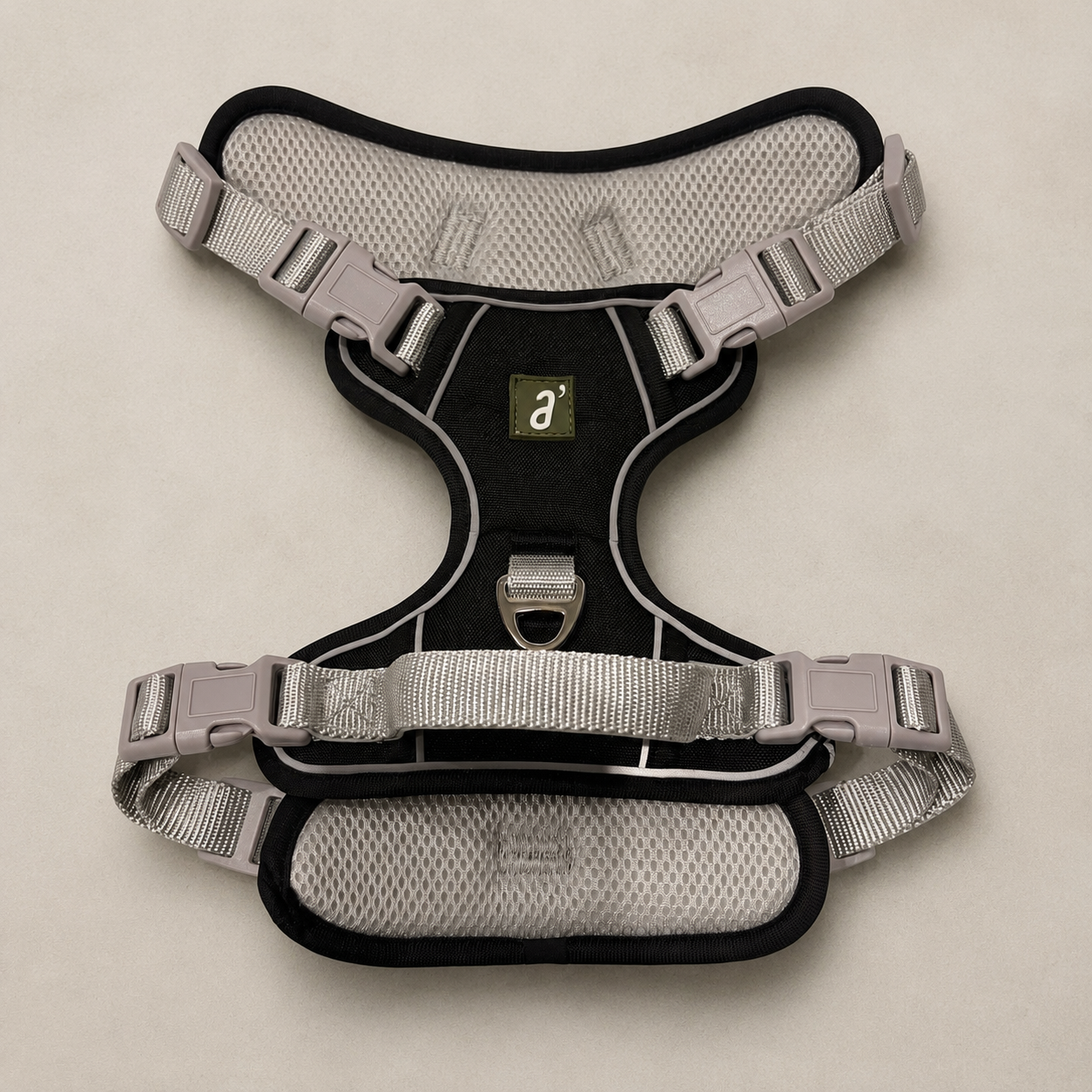 RoamFit Y-Shaped Dog Harness — Midnight Black